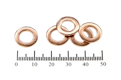 Шайба медная 8х14х1.0