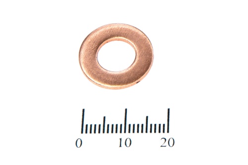 Шайба медная 9х18х1.5