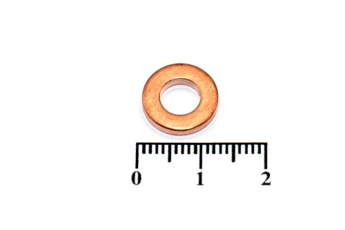 Шайба медная 6х12х2.0
