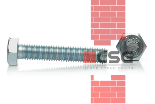 Болт с полной резьбой 10x50 оцинк. ГОСТ 7798-70 (25кг)