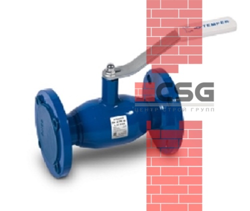 Кран шаровый стальной Ду80 Ру25 фланцевый Temper 28420080, DN 80