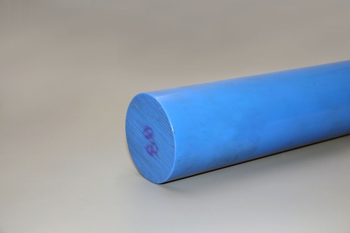 Капролон стержень Ф 80 мм MC 901 BLUE (1000 мм, 6,3 кг) синий Китай