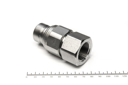 БРС для РВД Flat Face G 3/4" ниппель (LSQ-FF-06PF-G3/4 DN16)
